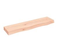 vidaXL Étagère Murale 80x20x6 cm Bois de chêne Massif Non traité