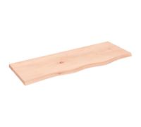 Vidaxl Étagère Murale 80x30x2 Cm Bois De Chêne Massif Non Traité Marron