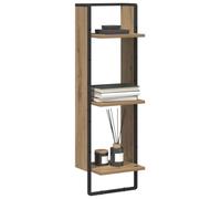 Vidaxl Étagère Murale Avec Étagère Chêne Artisanal 30 X 25 X 100 Cm