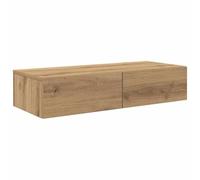 vidaXL Étagère murale avec tiroirs 859985 chêne artisanal bois d'ingénierie Marron