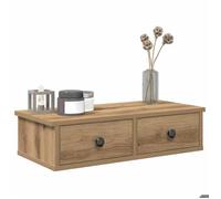 vidaXL Étagère murale 859949 avec tiroirs et armoire en bois d'ingénierie chêne artisanal