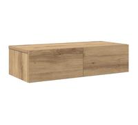 vidaXL Étagère murale 859976 avec tiroirs chêne artisanal bois d'ingénierie Marron