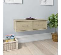 vidaXL Étagère murale avec tiroirs Chêne sonoma 60x26x18,5cm Aggloméré