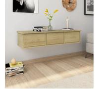 vidaXL Étagère murale avec tiroirs Chêne sonoma bois d'ingénierie 800597