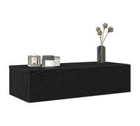 vidaXL Étagère murale avec tiroirs noire 60×26,5×15 cm bois d'ingénierie 859969