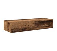 vidaXL Étagère Murale avec tiroirs Vieux Bois Bois d'ingénierie