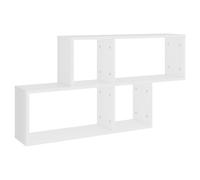 vidaXL Étagère murale Blanc 100x18x53 cm Aggloméré