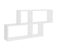 Vidaxl Étagère Murale Blanc 100x18x53 Cm Aggloméré Blanc