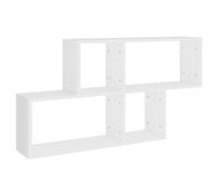 Vidaxl Étagère Murale Blanc 100x18x53 Cm Aggloméré Blanc