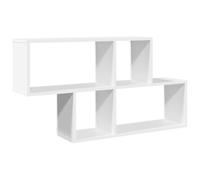 vidaXL Étagère Murale Blanc 100x20x53 cm Bois d'ingénierie, étagère Flottante, étagère d'exposition Murale, Panneau d'étagère