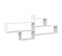 vidaXL Étagère murale blanche 167,5x18x68 cm Bois composite
