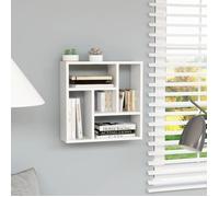 vidaXL Étagère murale 802948 Blanc 45,1x16x45,1 cm Bois d'ingénierie