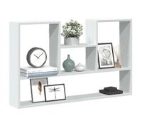 vidaXL Étagère murale 853236 en bois d'ingénierie blanc 99 x 15 x 60 cm