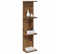 vidaXL Étagère Murale Bois Ancien 25 x 15 x 100 cm Bois d'ingénierie, Étagères murales Modernes, Rangement élégant en Bois, déco Minimaliste pour Votre Salon