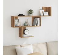 Vidaxl Étagère Murale Chêne Artisanal 100x15x70 Cm Bois D'ingénierie Marron