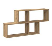 Vidaxl Étagère Murale Chêne Artisanal 100x18x53 Cm Bois D'ingénierie Marron
