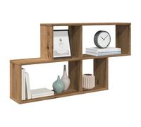 vidaXL Étagère murale chêne artisanal 100x18x53 cm bois d'ingénierie, étagère cube murale, armoire murale, étagère 856593
