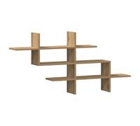 vidaXL Étagère murale chêne artisanal 124,5 x 18 x 60,5 cm bois ingénierie