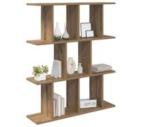 vidaXL Étagère Murale Chêne Artisanal 80 x 20 x 96 cm, Salon, Étagère Murale Moderne & Unité de Rangement, Bois Flottant, Options de Séparation Intérieure