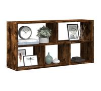 vidaXL Étagère murale chêne fumé bois d'ingénierie 100×25×50 cm marron