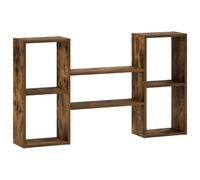 vidaXL Étagère Murale Chêne fumé 102 x 17 x 59 cm Bois d'ingénierie