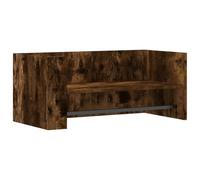 Wandschap 70,5x35x30,5 cm bewerkt hout gerookt eikenkleurig848455