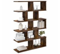 vidaXL Étagère Murale Chêne fumé 70 x 20 x 100 cm Bois d'ingénierie, Étagère Murale Moderne, Meuble Fonctionnel Contemporain, Rangement en Bois, Gain de Place idéal