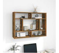 vidaXL Étagère murale Chêne fumé 75x16x55 cm Bois d'ingénierie