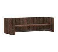 Wandschap 100x35x30,5 cm bewerkt hout bruin eikenkleurig848464