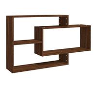 vidaXL Étagère murale Chêne marron 104x20x58,5 cm Bois ingénierie