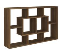 820462 vidaXL Étagère murale Chêne marron 85x16x52,5 cm Bois d'ingénierie