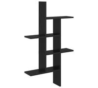 vidaXL Étagère Murale Chêne noir 61 x 15 x 102 cm Bois d'ingénierie