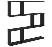 vidaXL Étagère Murale Chêne noir 80 x 12 x 79,5 cm Bois d'ingénierie