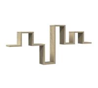 vidaXL Étagère murale chêne Sonoma 104,5x10x43 cm bois d'ingénierie – suspendue (840725)