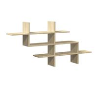 vidaXL Étagère murale Chêne Sonoma 124,5×18×60,5 cm Bois d'ingénierie Multicolore