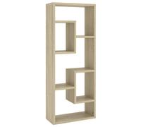 Vidaxl Etagère Murale Chêne Sonoma 36x16x90 Cm Aggloméré Multicolore