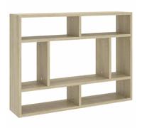 vidaXL Étagère murale flottante Chêne Sonoma 75x16x55 cm Bois d'ingénierie