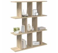 vidaXL Étagère Murale Chêne Sonoma 80 x 20 x 96 cm Bois d'ingénierie, Salon, Étagère Murale Moderne & Unité de Rangement, Bois Flottant, Options de Séparation Intérieure