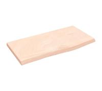 Vidaxl Étagère Murale 60x30x2 Cm Bois De Chêne Massif Non Traité Marron