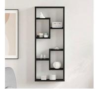vidaXL Étagère murale Chêne noir 36 x 16 x 90 cm en bois composite