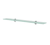 vidaXL Étagère murale pour salon, chambre, salle de bain – Verre 80 x 10 cm 8 mm