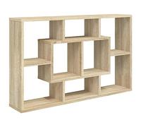 Vidaxl Étagère Murale Chêne Sonoma 85x16x52,5 Cm Bois D'ingénierie Multicolore