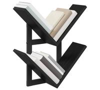vidaXL Étagère Murale Flottante 2 pc Chêne Noir 43 x 15 x 47 cm