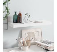 Étagère murale flottante Blanc brillant 60x23,5x3,8 cm MDF