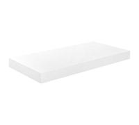 vidaXL Etagère Murale Flottante Etagère Suspendue Support Mural Bibliothèque Salon Salle de Séjour Maison Intérieur Blanc Brillant 50x23x3,8 cm MDF