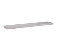 vidaXL Étagère murale flottante MDF 120 x 23,5 x 3,8 cm Gris béton