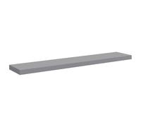 vidaXL Étagère murale flottante Gris 120x23,5x3,8 cm MDF