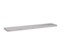 Vidaxl Etagère Murale Flottante Gris Béton 120x23,5x3,8 Cm Mdf