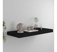 Vidaxl Étagère Murale Flottante Noir 60x23,5x3,8 Cm Mdf Noir