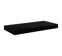 vidaXL Étagère murale flottante 323766 - Noir brillant MDF 50 x 23 x 3,8 cm